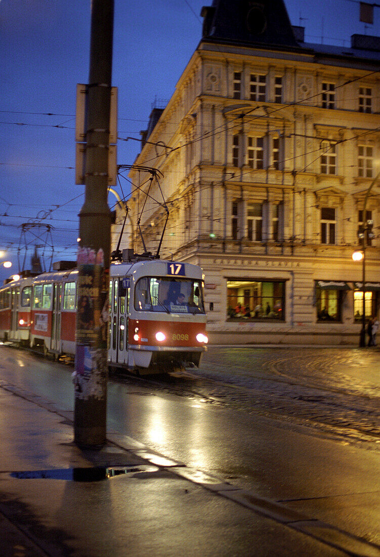 Tramway, prague, Czech Republic