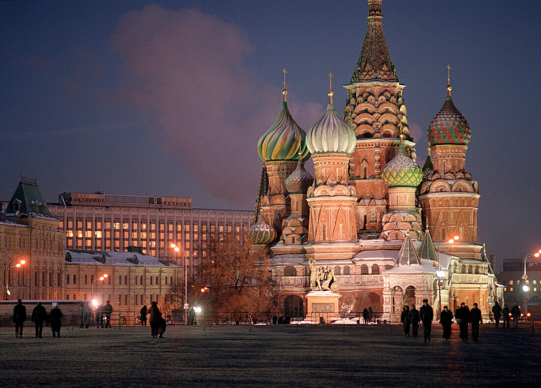 Saint Basil's cathedral, Red Square, Moscow, Russia