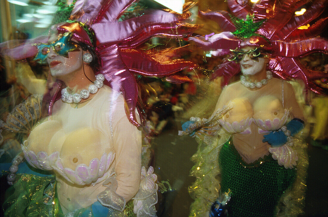 Transvestit, Karneval, Santa Cruz de Tenerife Teneriffa, Kanaren, Spanien