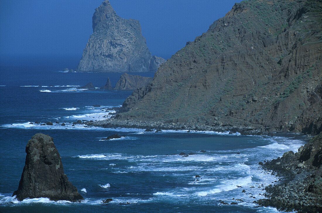 Punta de los Roquetes, Anaga Gebirge, Teneriffa Kanarische Inseln, Spanien