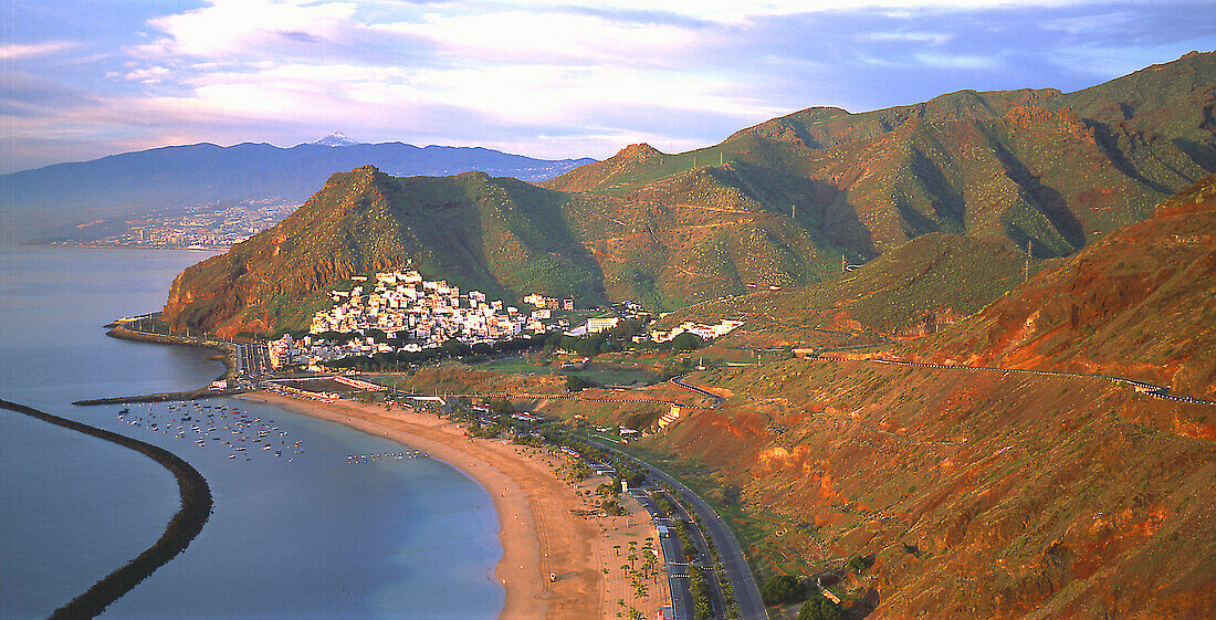 San Andrés, Santa Cruz und Teide, Playa de las Teresitas, Teneriffa Kanarische Inseln