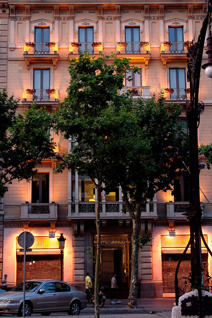 Haus, Passeig de Gracia, Barcelona, Spanien