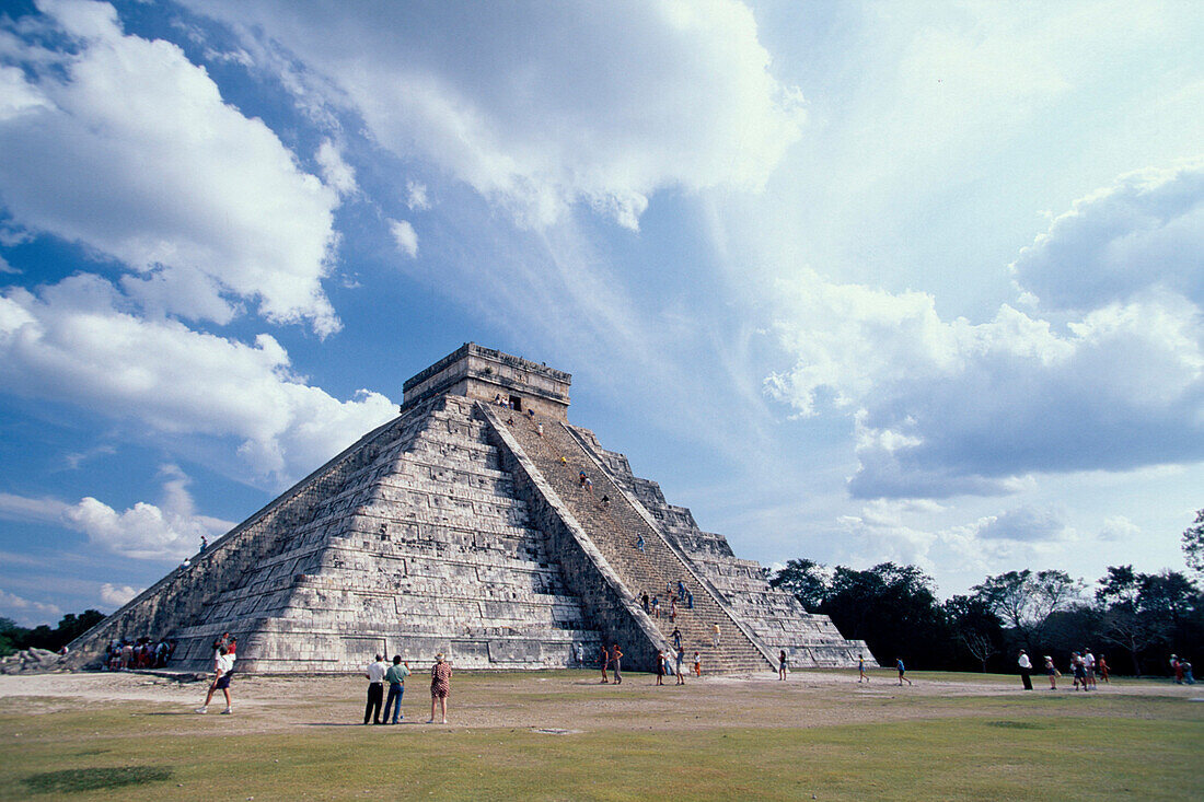 Pyramide des Kukulcán, Chichén Itza, Yucatan Mexiko