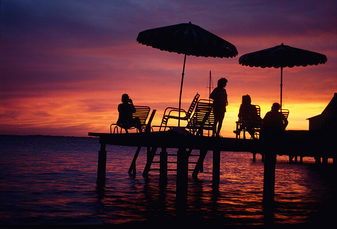 Jetty of Digi Flamingo, Bonaire Netherlands Antilles