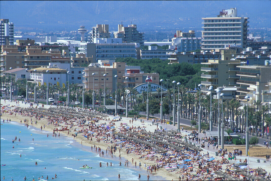 Strand, El Arenal, Playa de Palma, Mallorca Balearen, Spanien, Europa