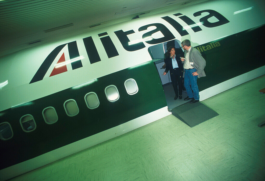 Flugbegleiterinnenpruefung, Alitalia, Rom Italien