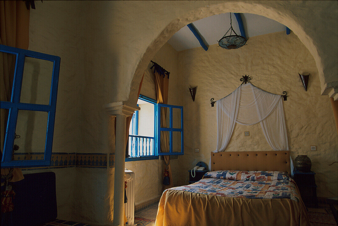 Zimmer im Hotel Riad al Medina, Essaouira, Marokko, Afrika