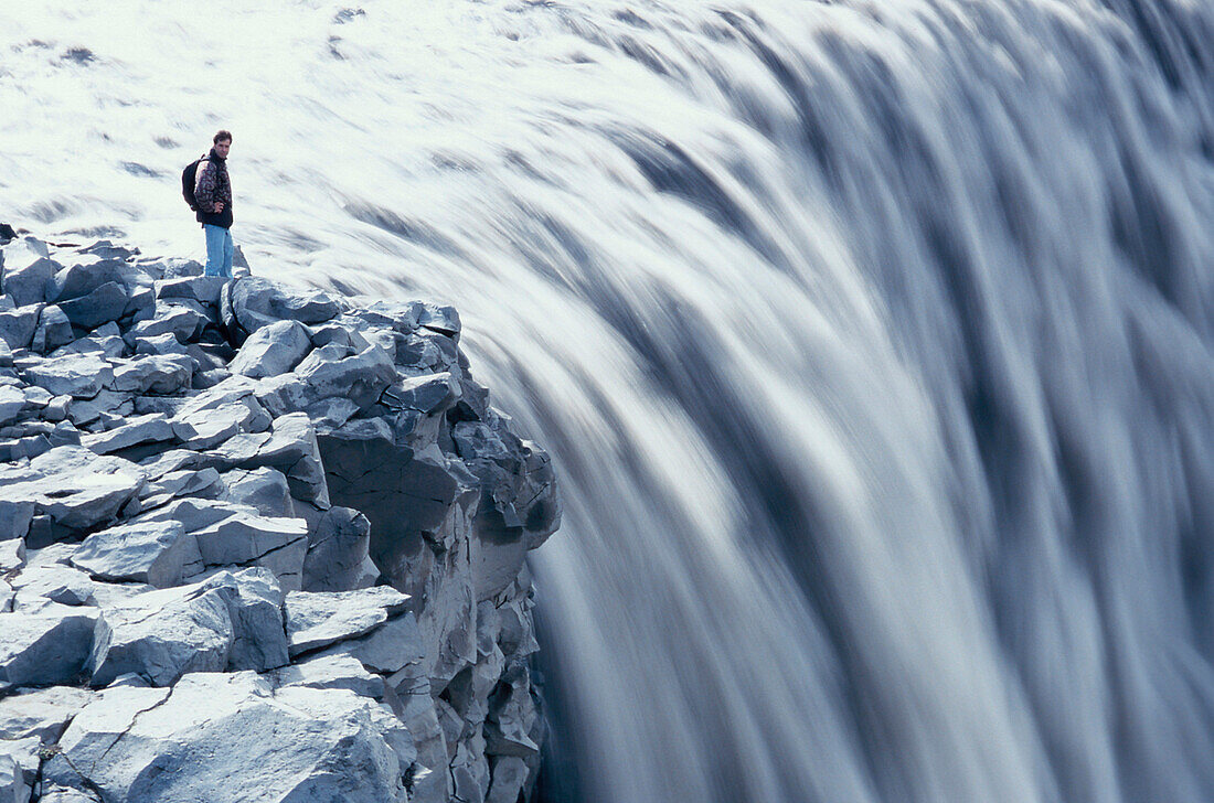 Wasserfall Dettifoss, Norden Island