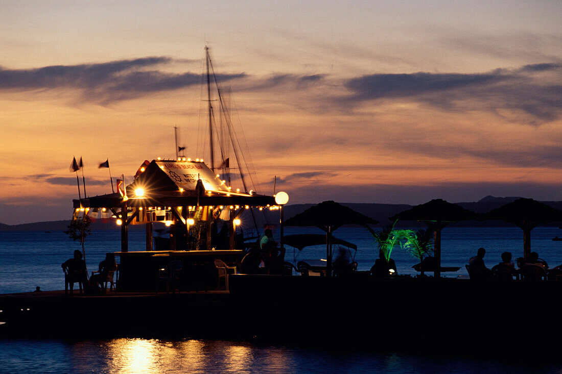 Karels Bar, Abendstimmung, Bonaire Niederländische Antillen