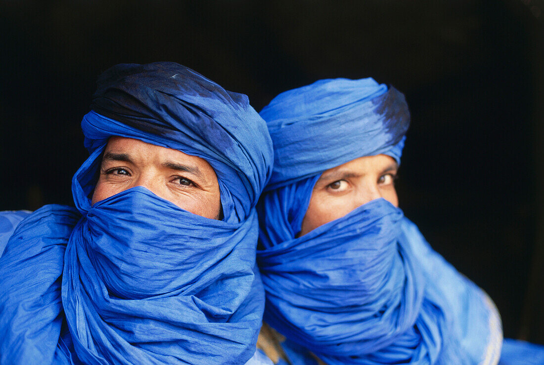 TuaregsSaid and Omar Tihri, nomadic people, Tioute near Taroudant, Marocco