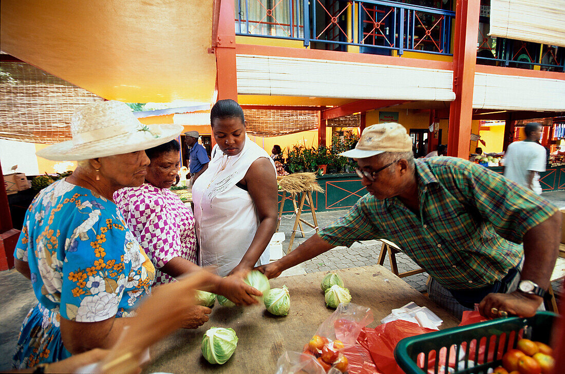 Sir Selwyn Clarke Market, Victoria, Mahe Seychellen