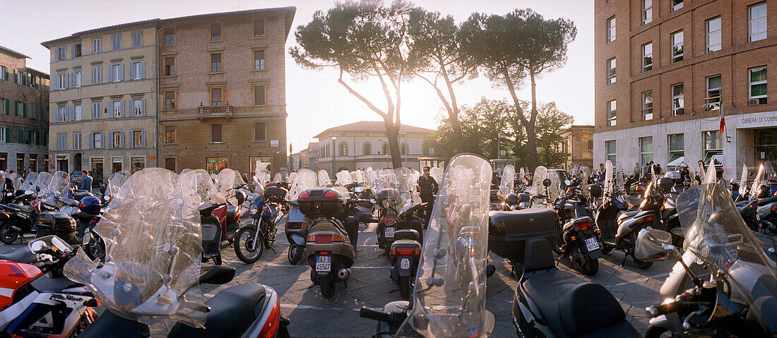 Motorbikes, Lucca, Tuscany Italy