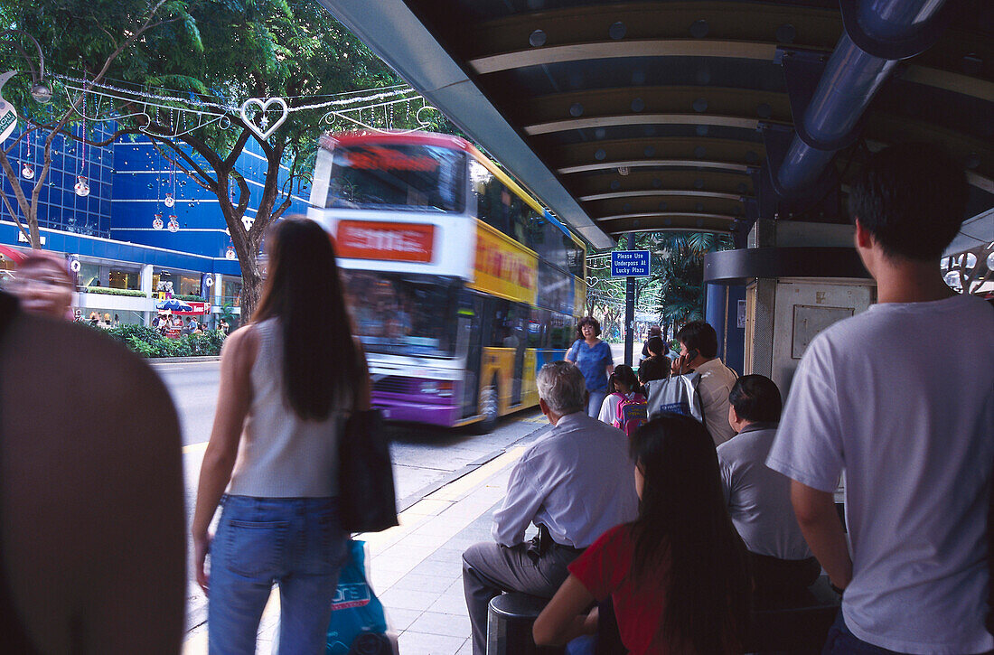 Bus station, Singapore Asia