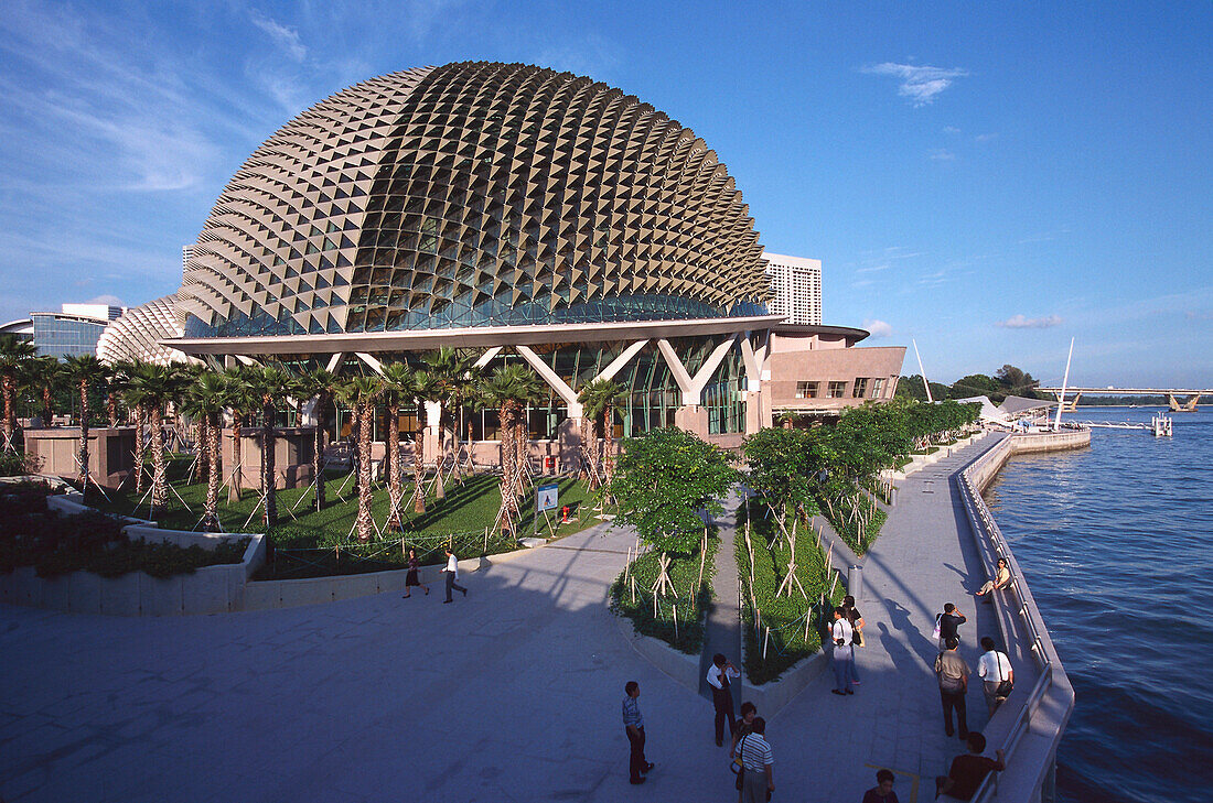 Esplanade, Theatre, Esplanade Park, Marina Bay, Singapore, Asia