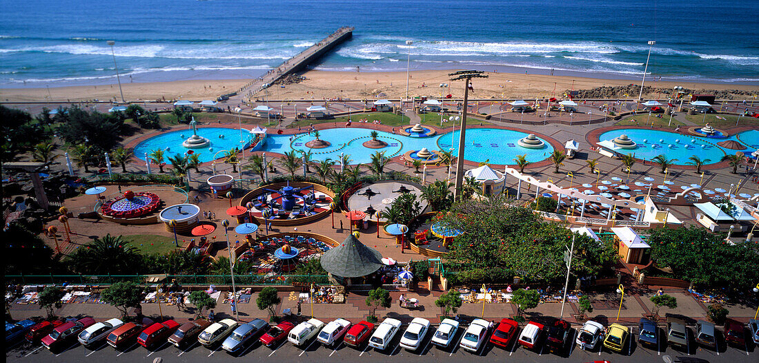 Strandbad, Strandpromenade, Durban, Südafrika, Afrika