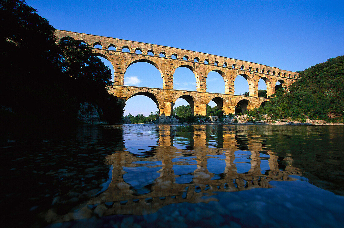 Pont du Gard, Valley of Gardon Provence, France