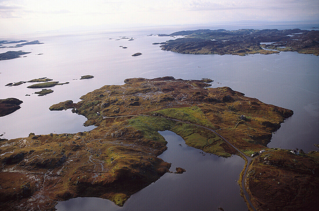 Aerial, Harris, Outer Hebrides Scotland