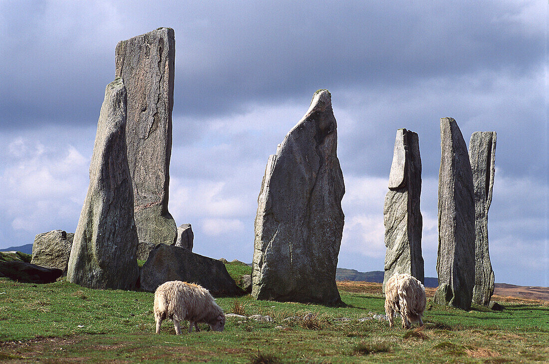 Standing Stones, Callanish, Lewis Outer Hebrides, Scotland