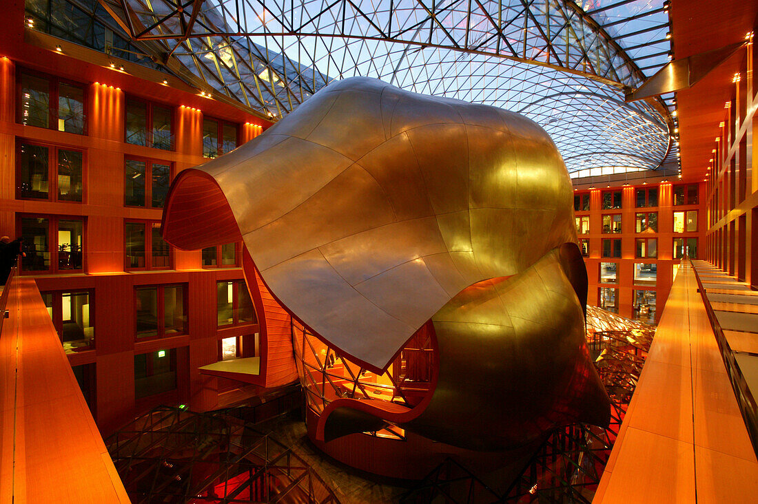 DZ-Bank am Pariser Platz, Konferenzhalle, Berlin, Deutschland