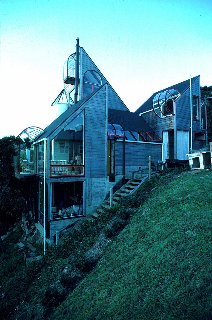 Hudson House, Architekt Roger Walker b. Wellington, Neuseeland