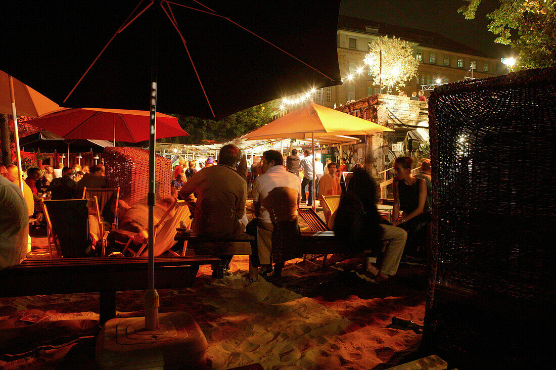 Beer garden, Lido, Spree, Berlin Germany