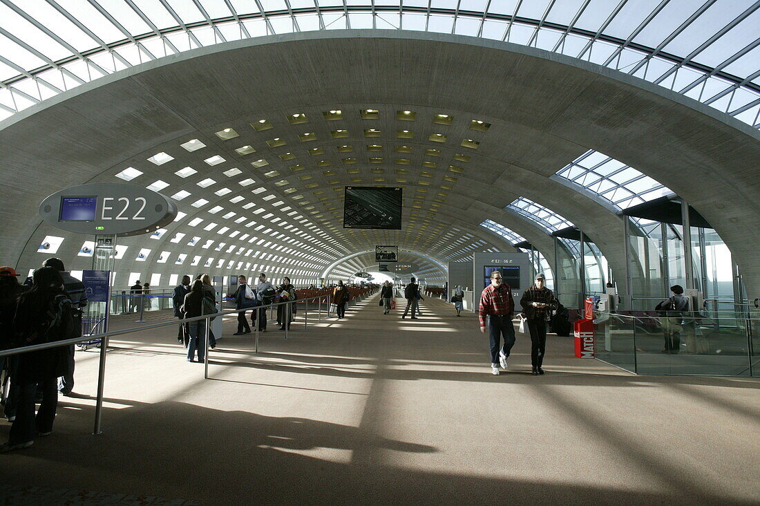 Charles de Gaulle Flüghafen, Paris, Frankreich
