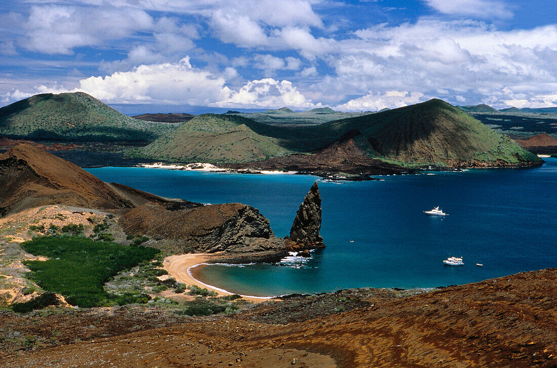 Pinnacle Rock, Isla Bartolomé, Galapagos, Ecuador