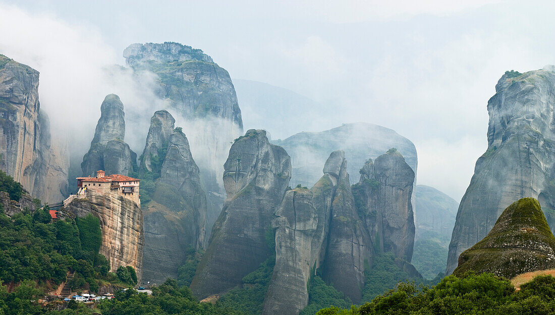 Monastery Russanu, Meteora, Greece, Europe