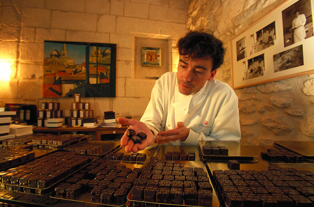 Chocolatier Joel Durand, Saint Rémy de Provence, Provence, Frankreich