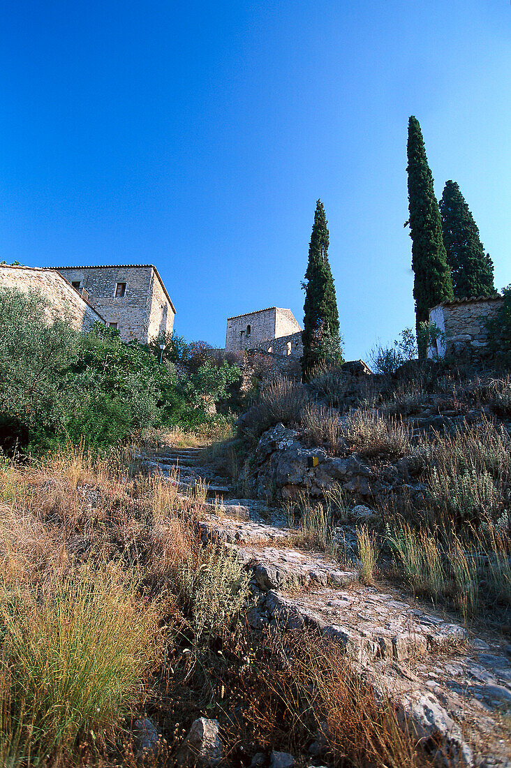 Altstadt von Kardamyli, Messinia, Peloponnes, Griechenland