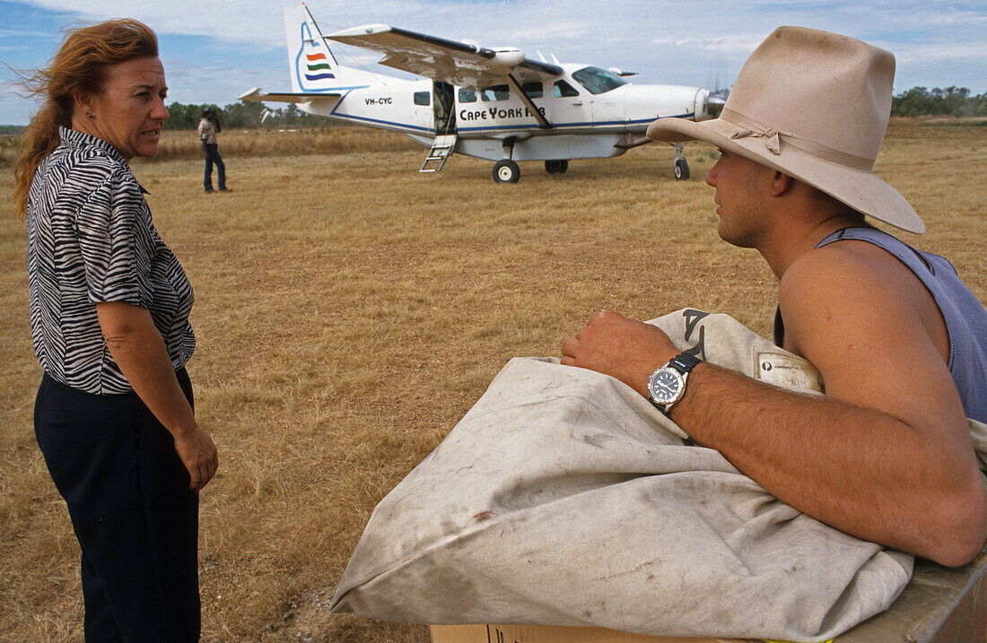 Mail flight, outback mail delivery, Australien, Queensland, Postflug, Cape York Peninsula Scenic flight with the post.