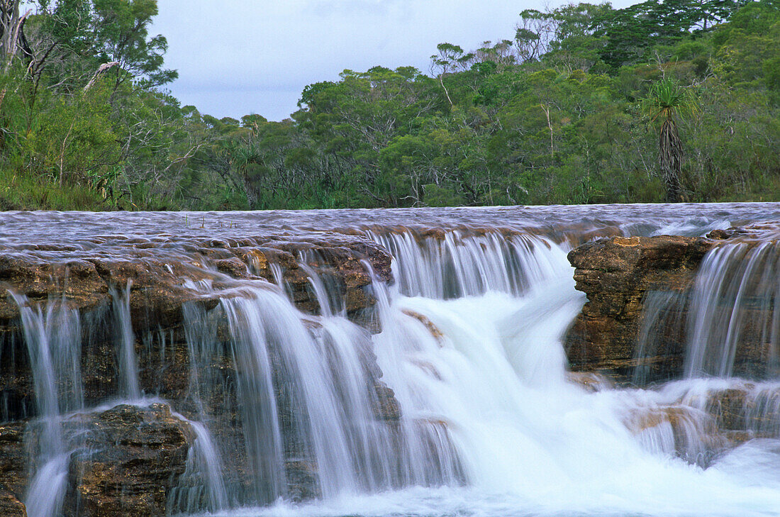 Wasserfall, Twin Falls, Telegraph Road, Jardine River Nationalpark, Kap York Halbinsel, Queensland, Australien