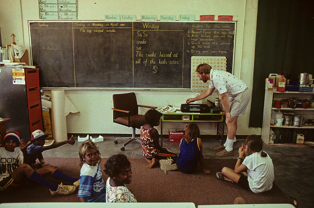 Hermannsburg, mission school, NT, Australien, Hermannsburg Mission, outback school and settlement