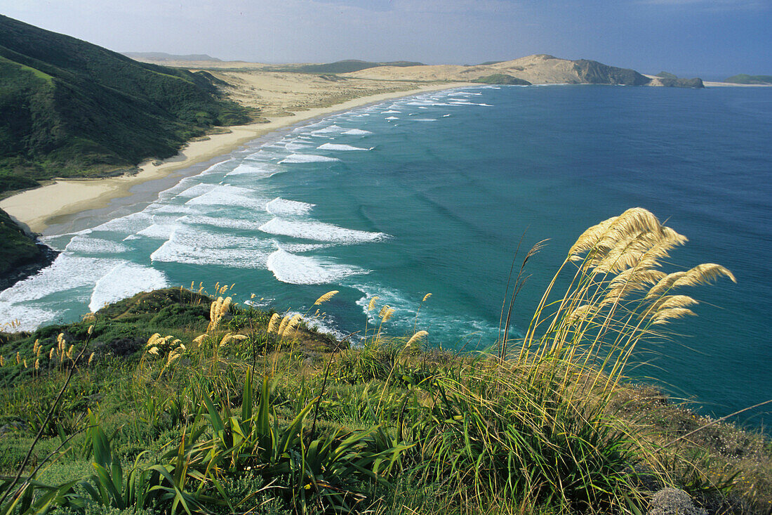 Cape Maria van Dieman, nördlichster Punkt Neuseelands, Northland, Te Werahi Beach, Nordinsel, Neuseeland