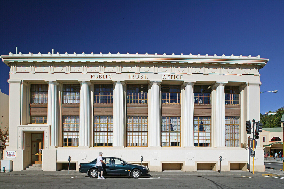 Public Trust Building, Napier, Public Trust Building Napier is the Art Deco city on Hawkes Bay, North Island, New Zealand