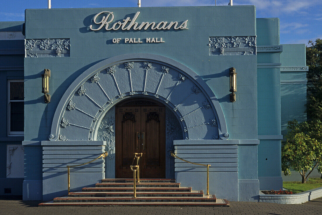 Rothmans Building, Napier, Tobacco Company Building, Napier is the Art Deco city on Hawkes Bay, North Island, New Zealand