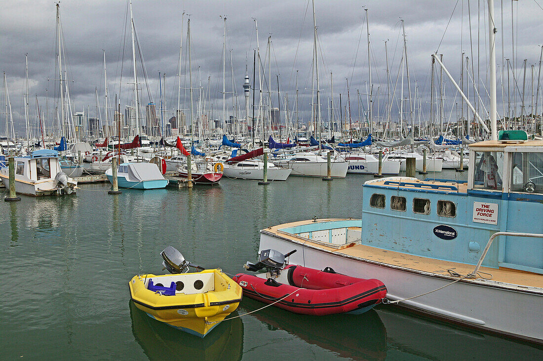 Auckland's yachting harbour, Jachthafen, Auckland, North Island