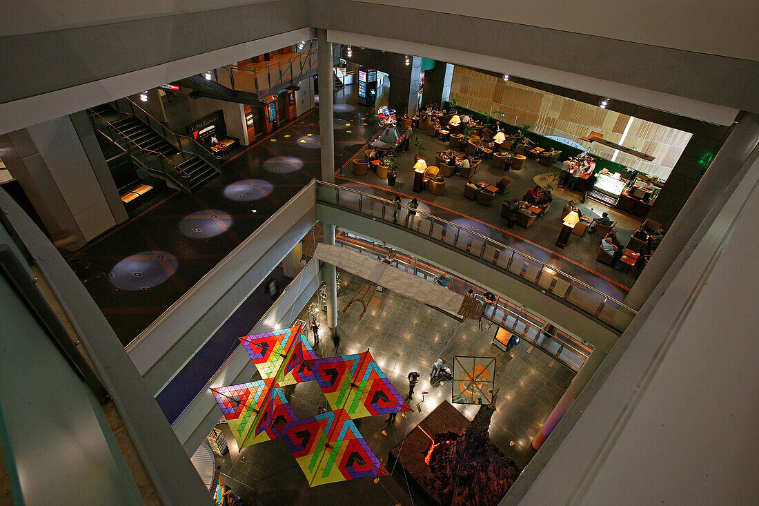 Te Papa Tongarewa, Te Papa (the place of treasures of this land in Maori), national museum of New Zealand, capital, Wellington, North Island, New Zealand