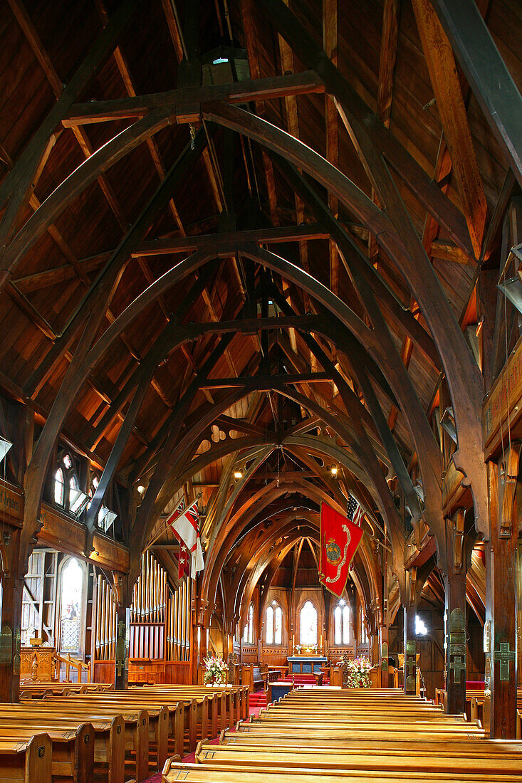 Historic Old St Paul's church, Holz Kirche, Wellington, capital, Hauptstadt