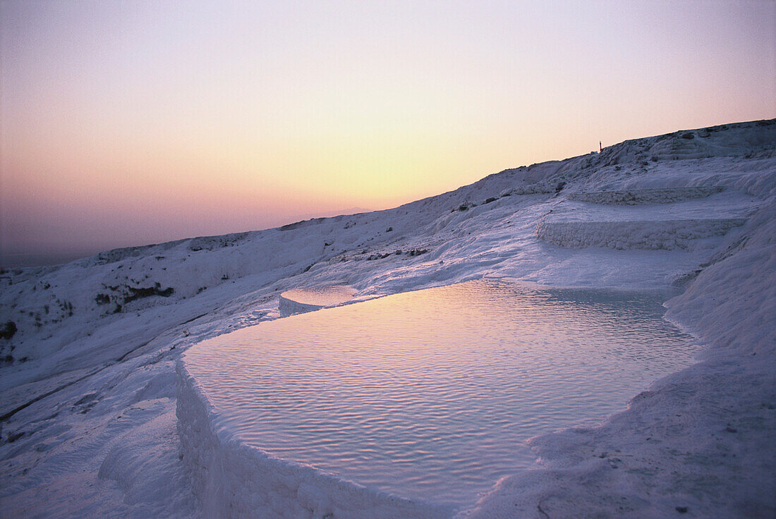 Sinter Terraces, Pamukkale, Western Turkey