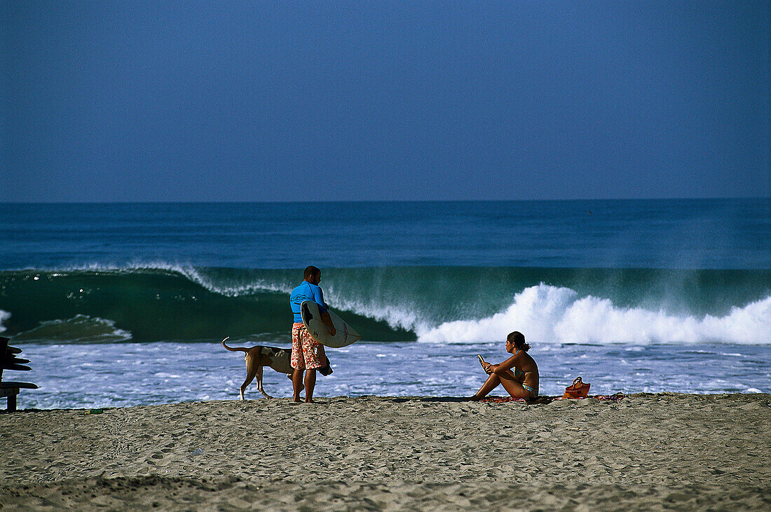 Beach, Pazific Coast, Puerto Esondido Oaxaca, Mexico