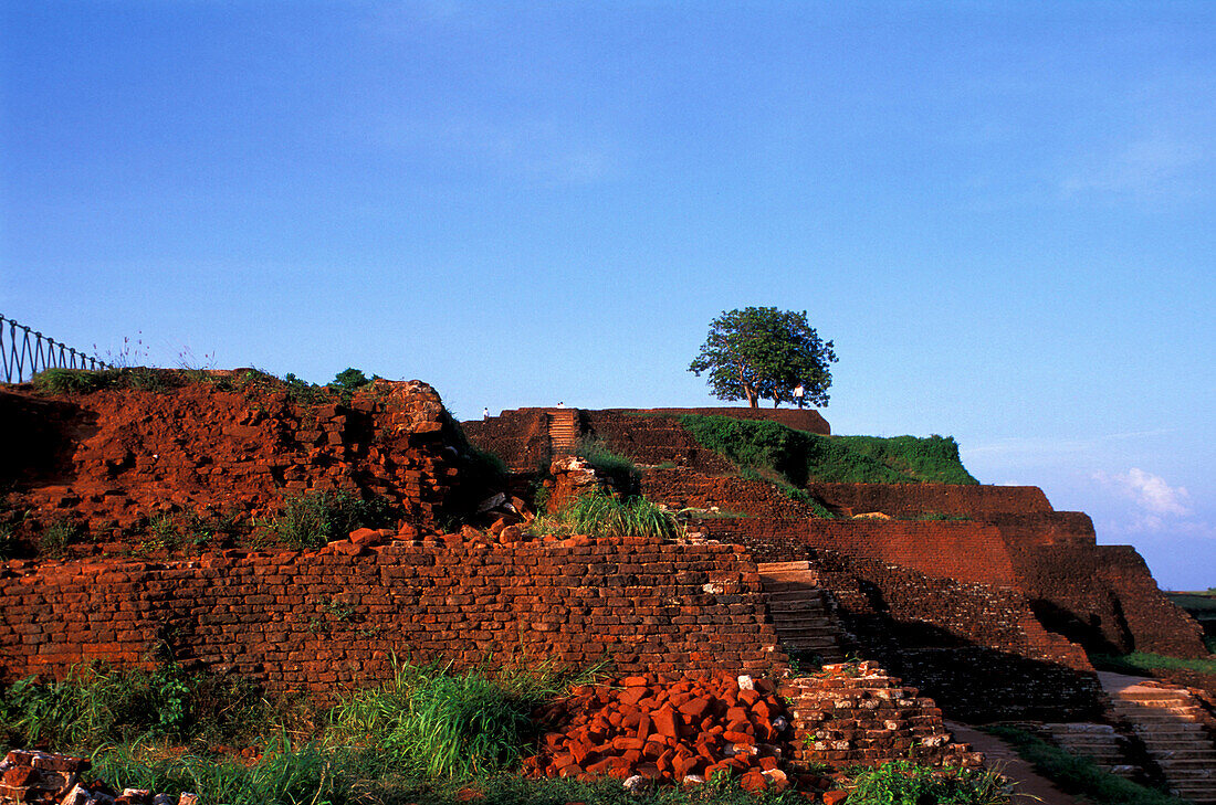 Palace ruin, lions rock, Sigrirya, North Central Province Sri Lanka