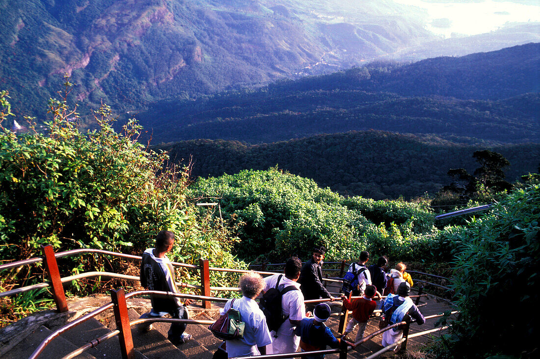 Descent, Sri Papda Adam Peak, , Highlands, Central Provinz Sri Lanka