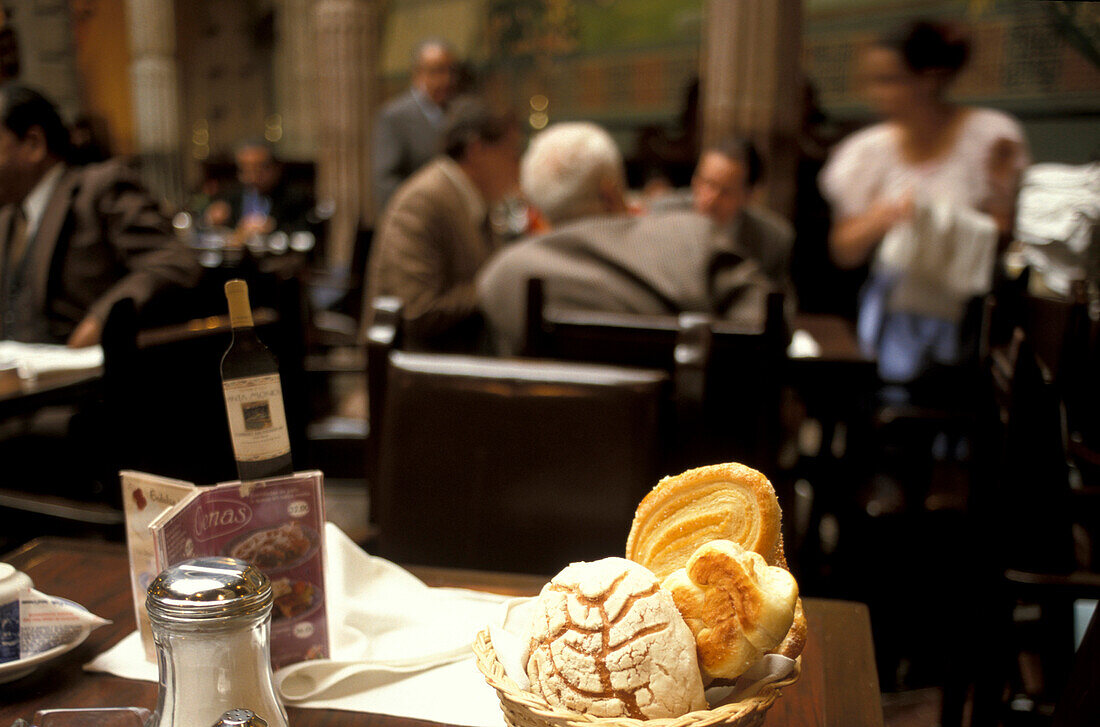 Breakfast in Casa de Azulejos, Centro Hiistorico Mexico City, Mexico