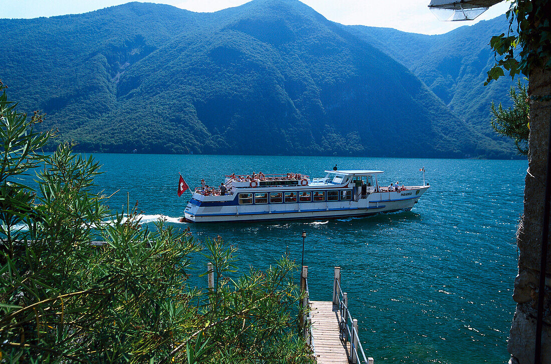 Boat Trip, Gandria, Lago di Lugano, Tessin Switzerland