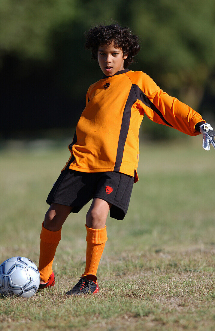 Junger Fußballspieler, Capetown Southafrica