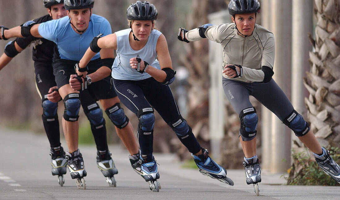 Inlineskater, Barcelona, Spanien