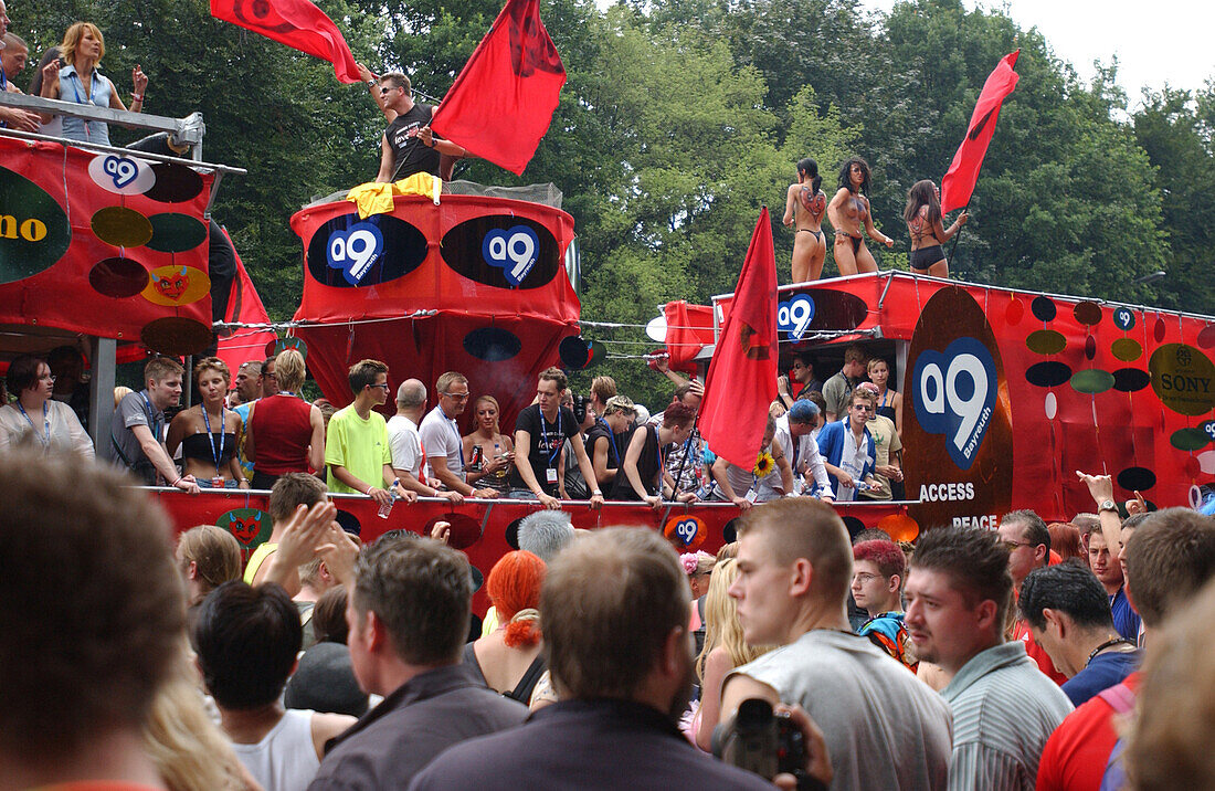 Loveparade, Berlin, Berlin-Deutschland