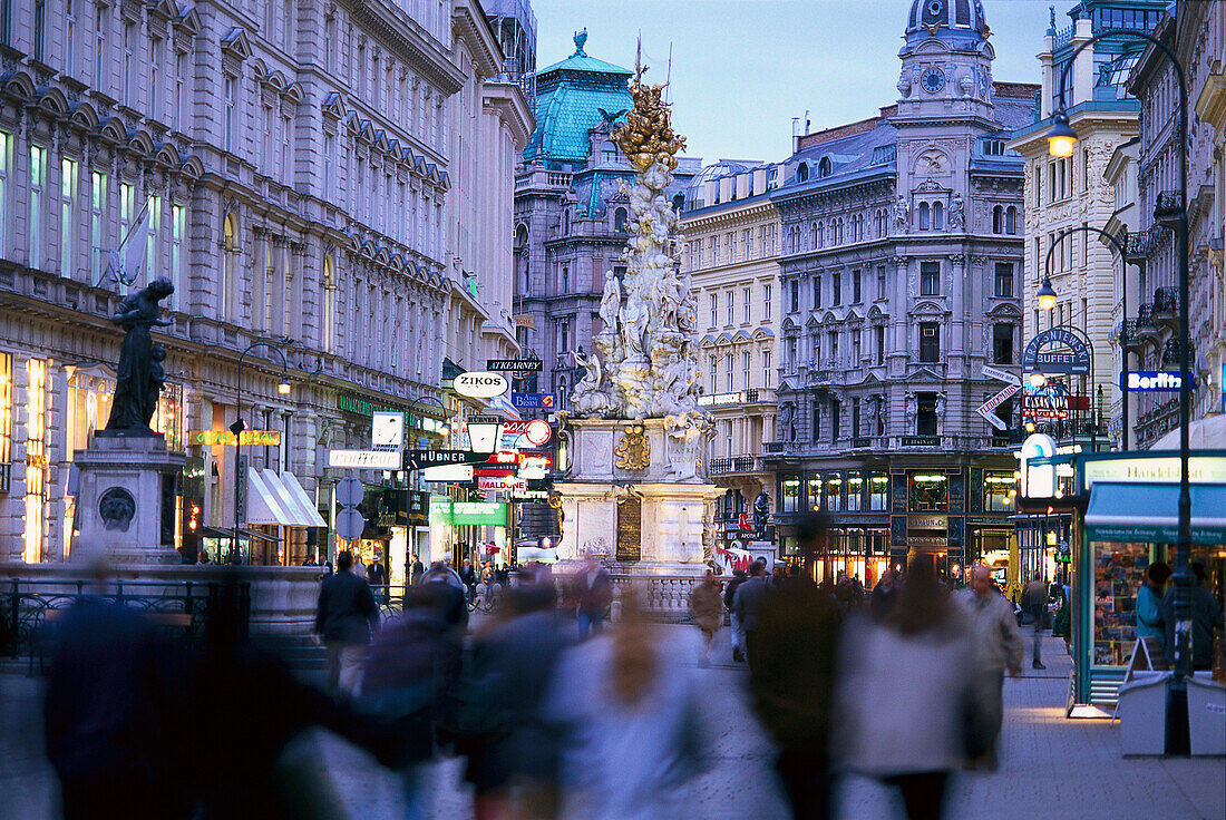 Shoppingstraße Graben, Wien, Österreich