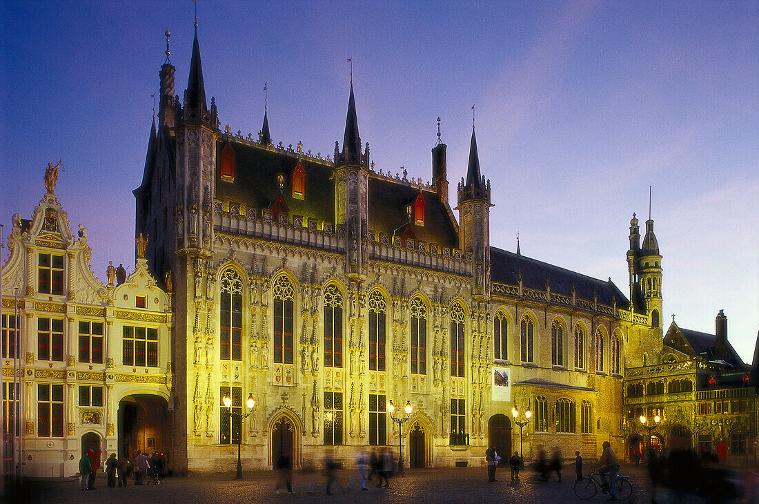 Rathaus, Stadhuis, Brügge, Flandern Belgien